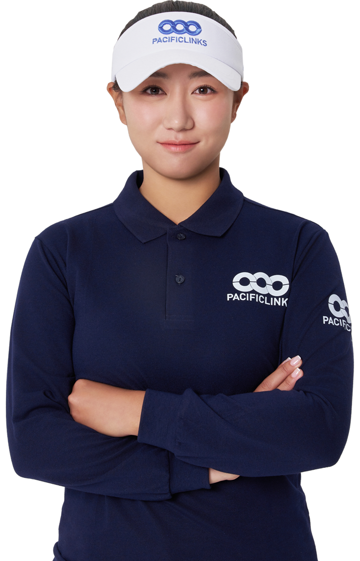 TEAM PLK 유니폼을 입은 강채연 선수 단독 사진